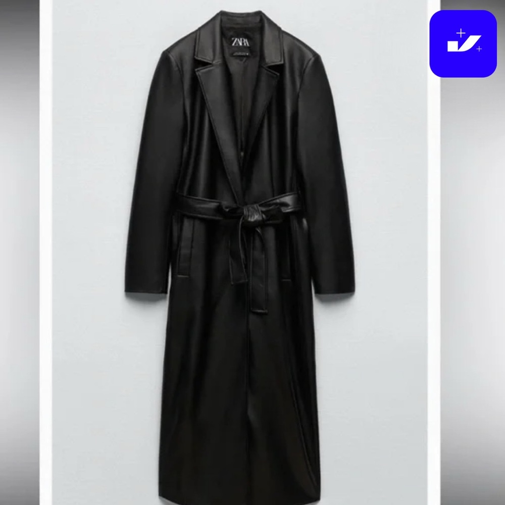 Zara Women's Black Trench Coat